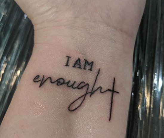 Tattoo Ideas for entrepreneurs - I am enough